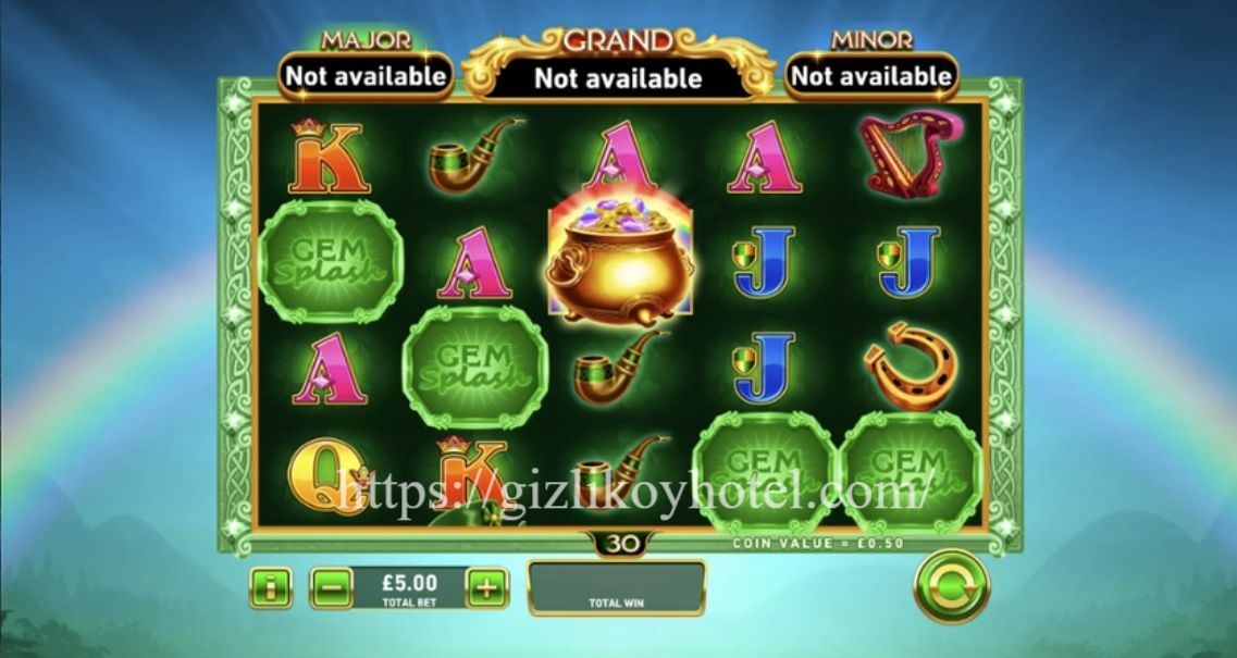 You are currently viewing Gem Splash: Rainbows Gift | Slot Bertema Pelangi, Permata, dan Hadiah Warna-Warni